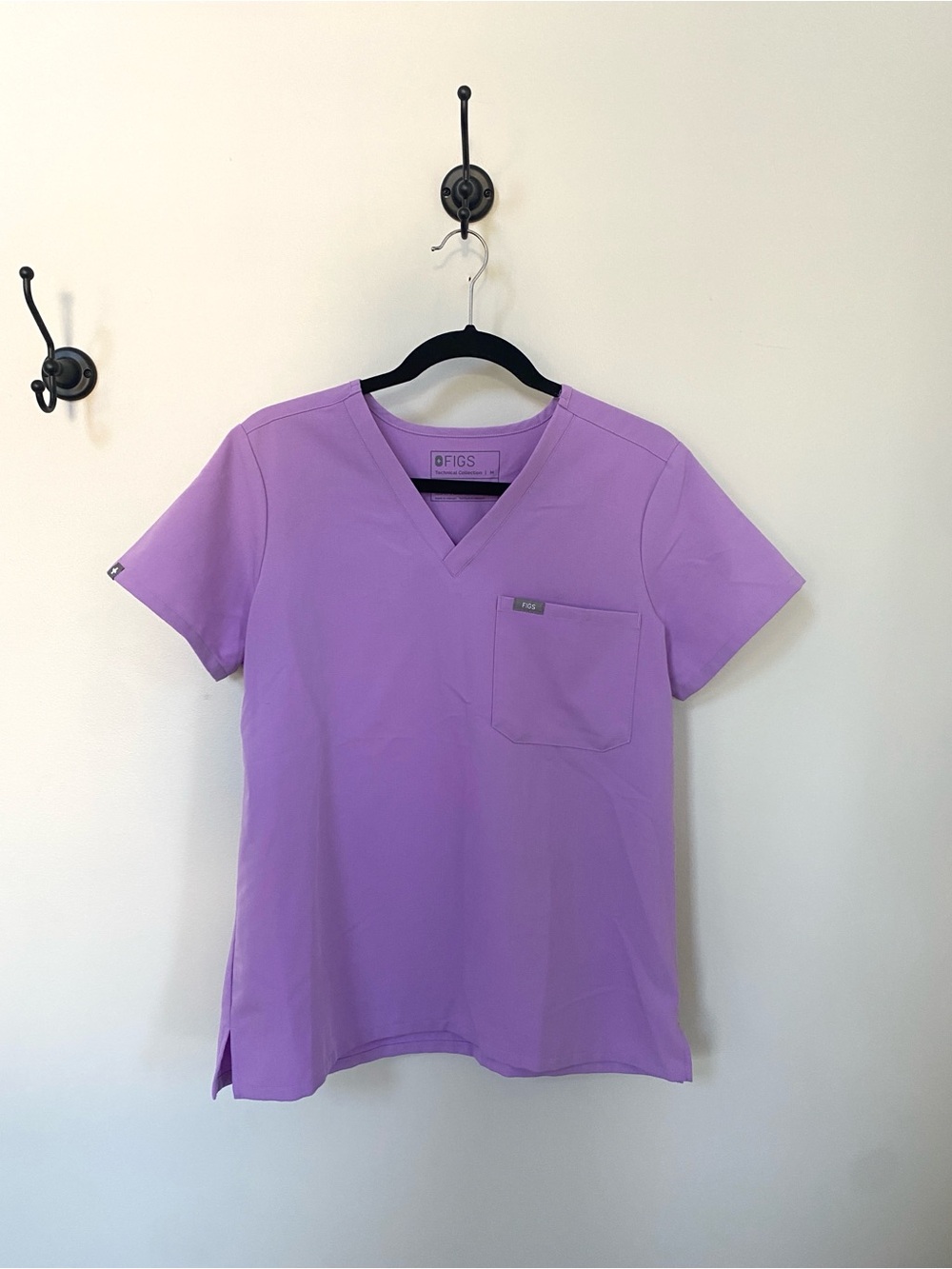FIGS Catarina One-Pocket Scrub Top - Size M - Purple Haze SZ Medium Women